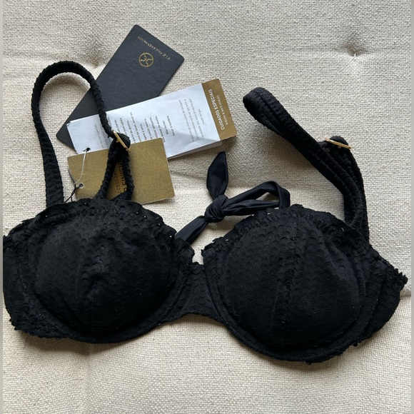 NWT ViX Paula Hermanny Scales Nissi Bikini Top - Picture 1 of 7